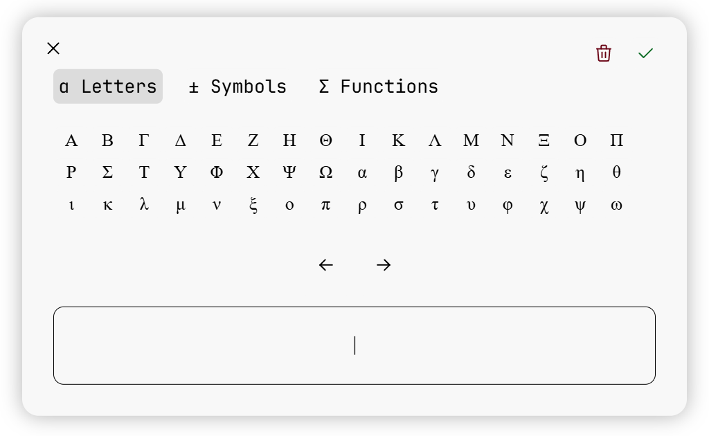GUIMath Editor Window